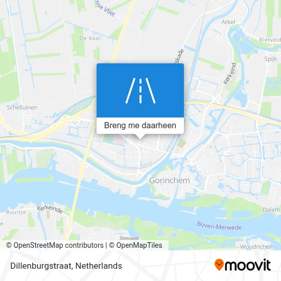Dillenburgstraat kaart