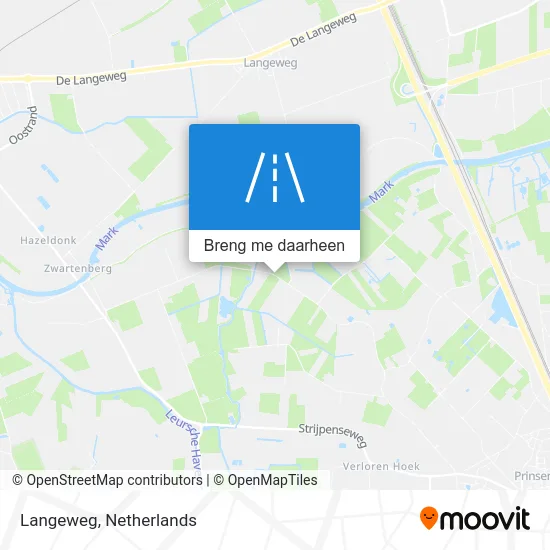 Langeweg kaart