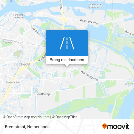 Bremstraat kaart