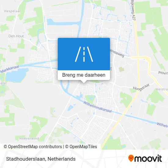 Stadhouderslaan kaart