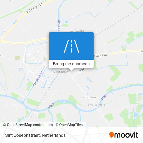 Sint Josephstraat kaart
