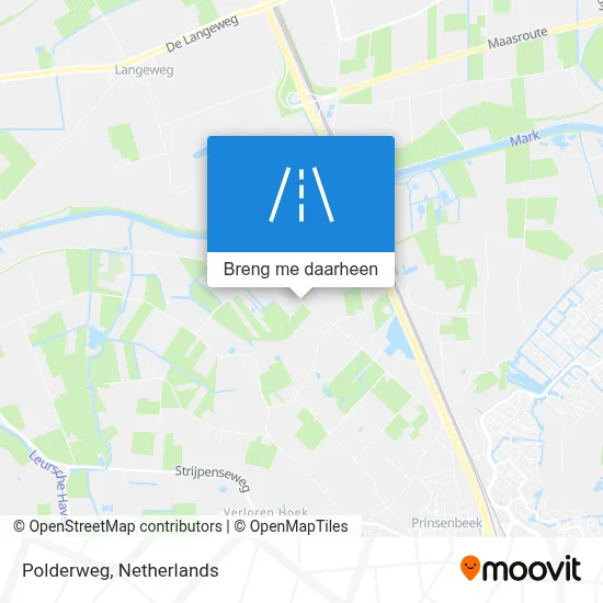Polderweg kaart