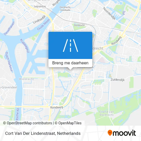 Cort Van Der Lindenstraat kaart