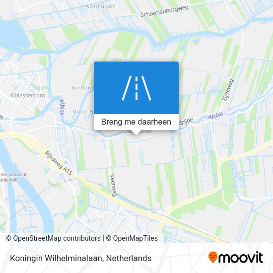 Koningin Wilhelminalaan kaart