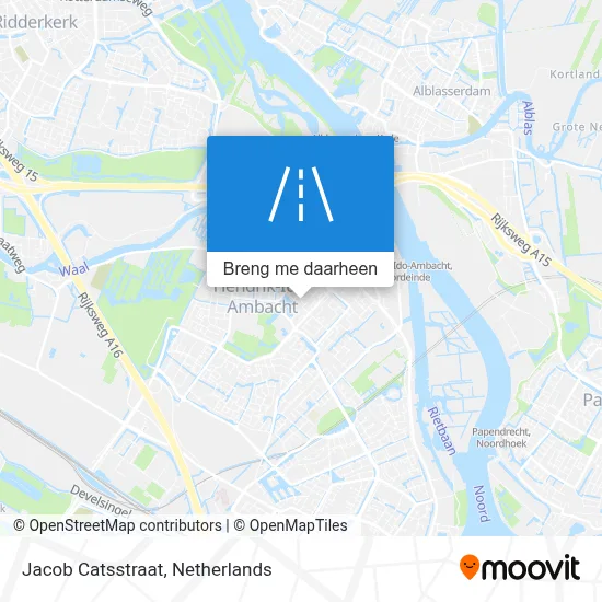 Jacob Catsstraat kaart
