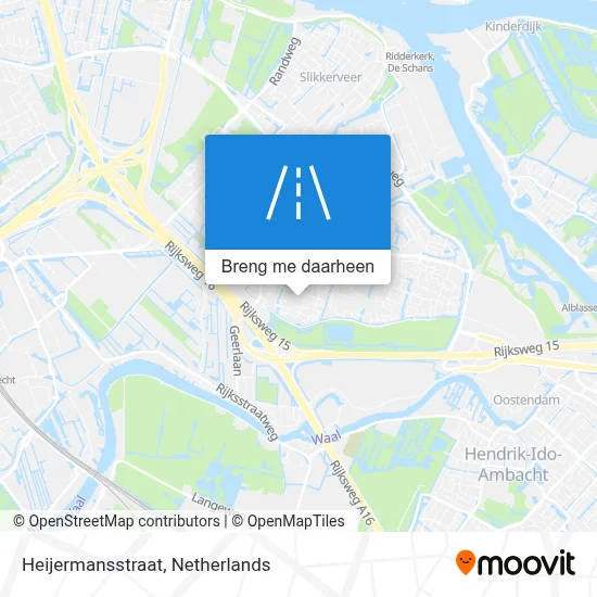 Heijermansstraat kaart