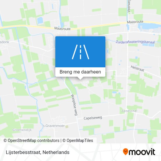 Lijsterbesstraat kaart