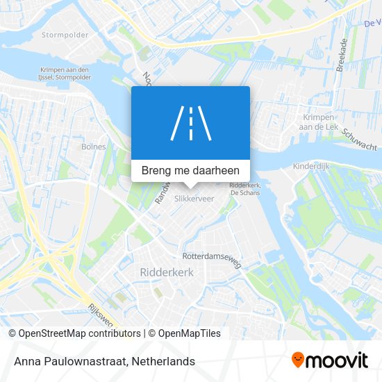 Anna Paulownastraat kaart