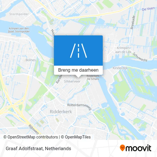 Graaf Adolfstraat kaart