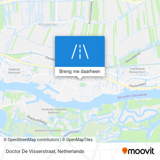 Doctor De Visserstraat kaart