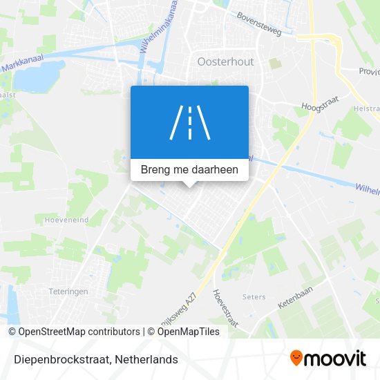 Diepenbrockstraat kaart