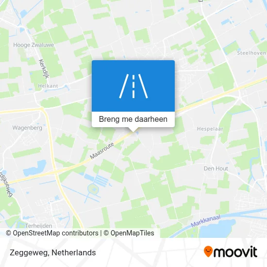Zeggeweg kaart