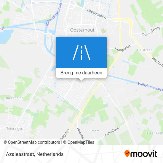 Azaleastraat kaart