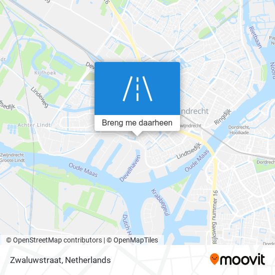 Zwaluwstraat kaart