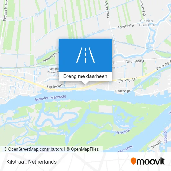 Kilstraat kaart