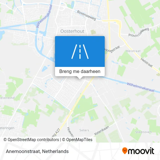 Anemoonstraat kaart