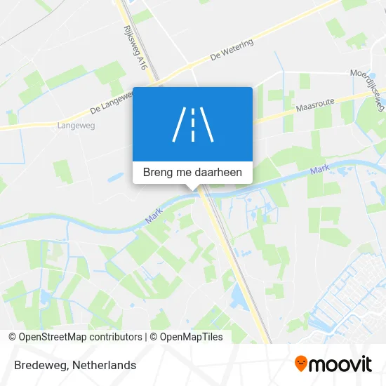 Bredeweg kaart