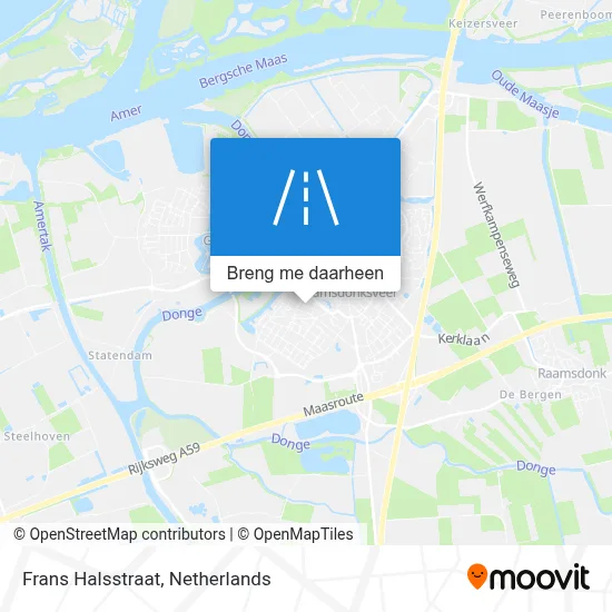 Frans Halsstraat kaart