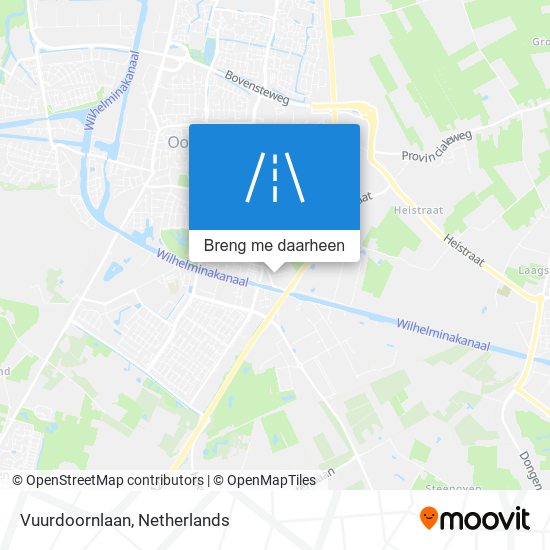 Vuurdoornlaan kaart