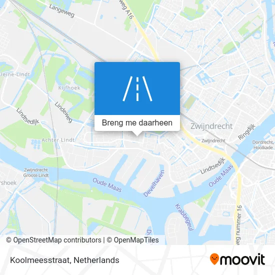 Koolmeesstraat kaart