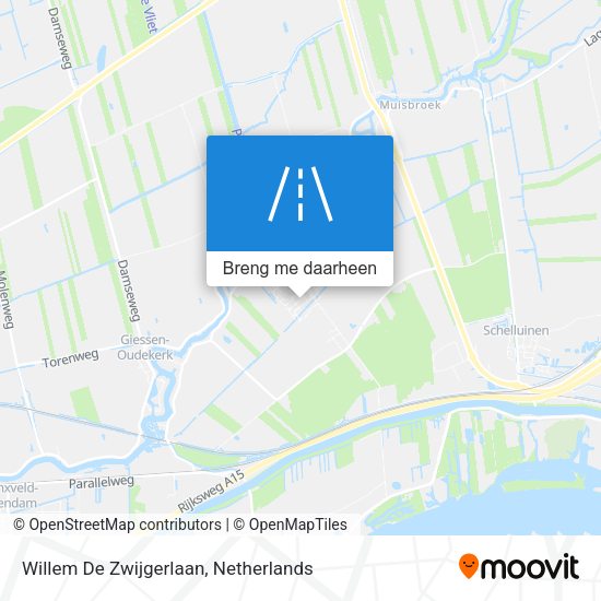 Willem De Zwijgerlaan kaart