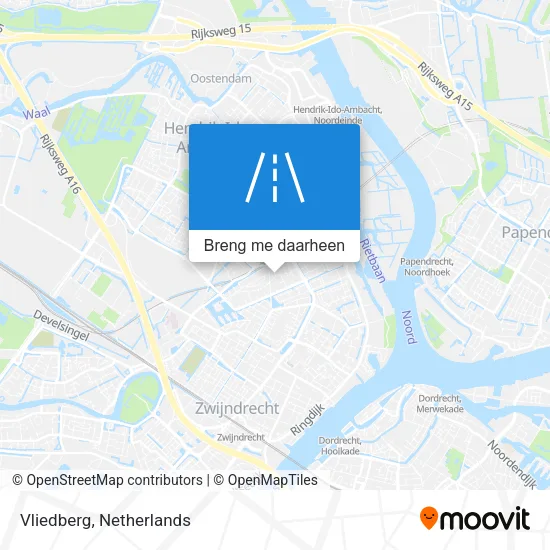 Vliedberg kaart
