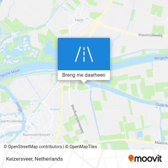 Keizersveer kaart