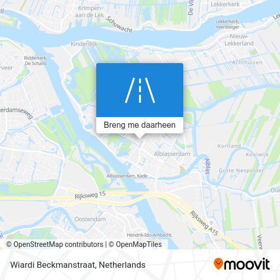 Wiardi Beckmanstraat kaart