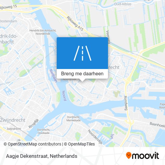 Aagje Dekenstraat kaart