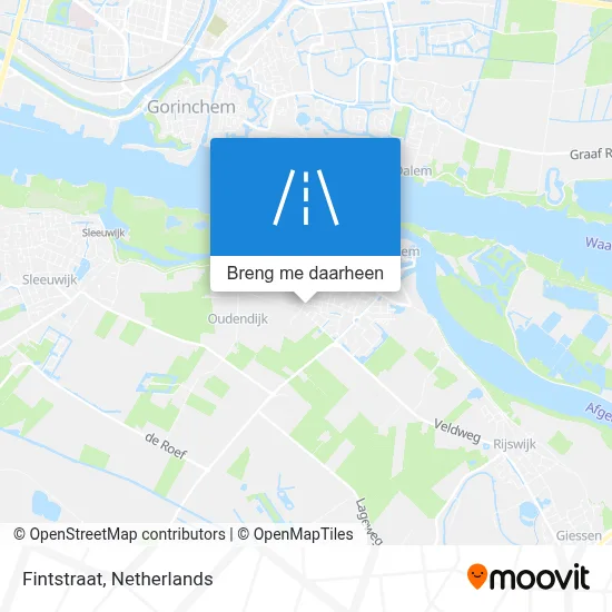 Fintstraat kaart