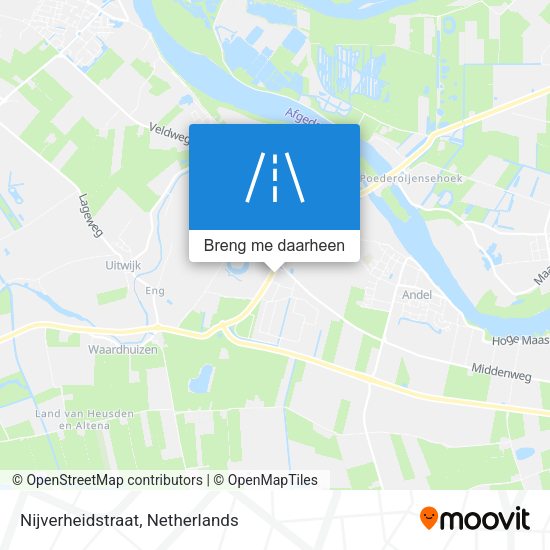 Nijverheidstraat kaart