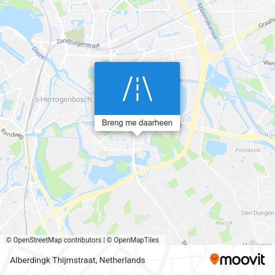 Alberdingk Thijmstraat kaart