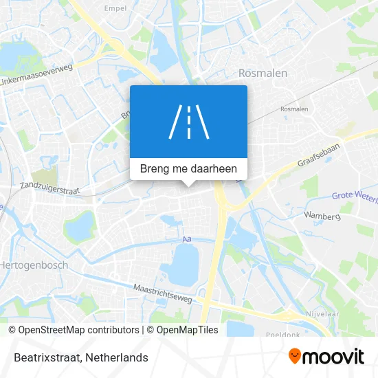 Beatrixstraat kaart