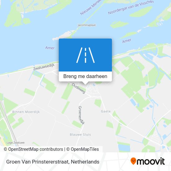 Groen Van Prinstererstraat kaart