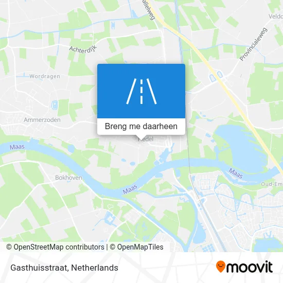 Gasthuisstraat kaart