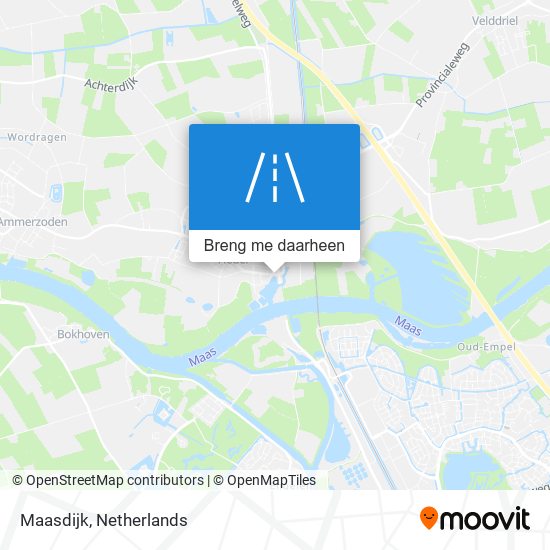 Maasdijk kaart