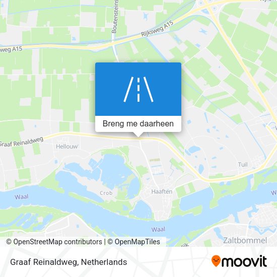 Graaf Reinaldweg kaart