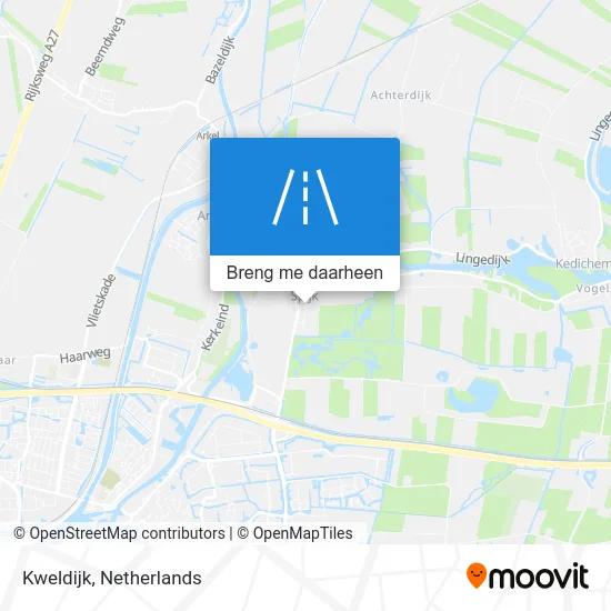 Kweldijk kaart