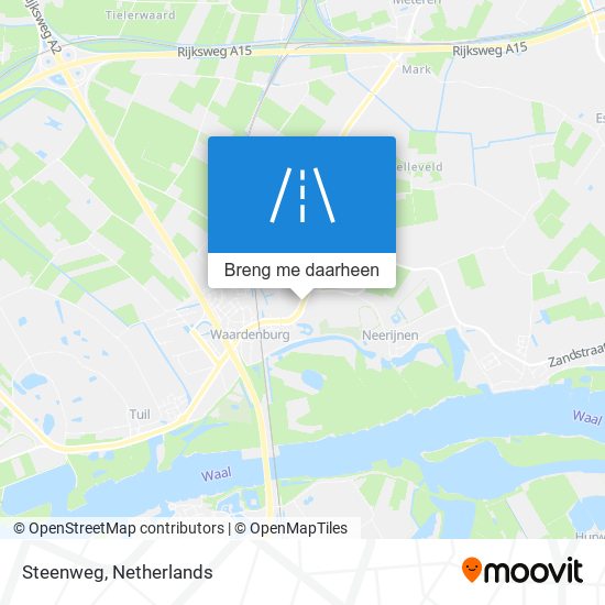 Steenweg kaart