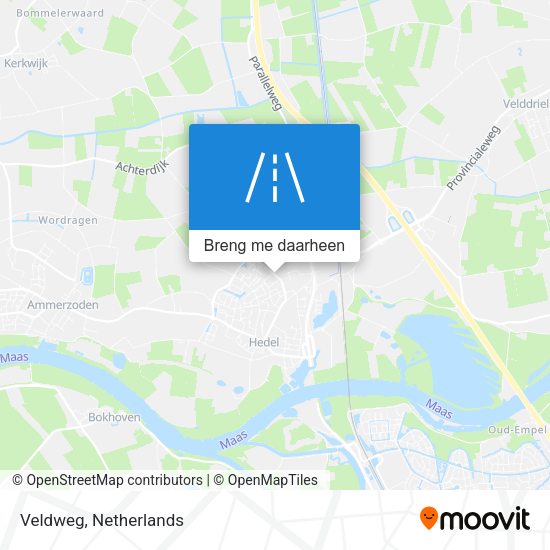 Veldweg kaart