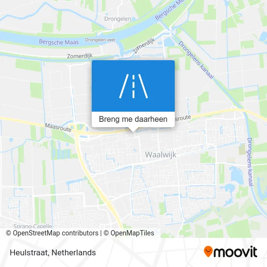Heulstraat kaart