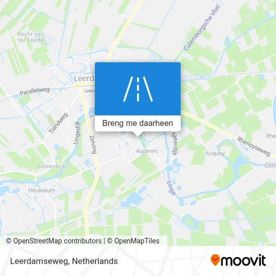 Leerdamseweg kaart