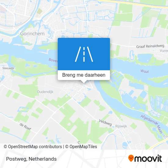 Postweg kaart