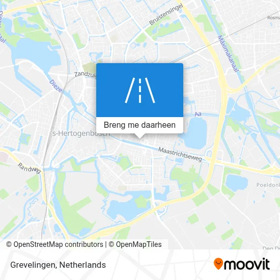 Grevelingen kaart