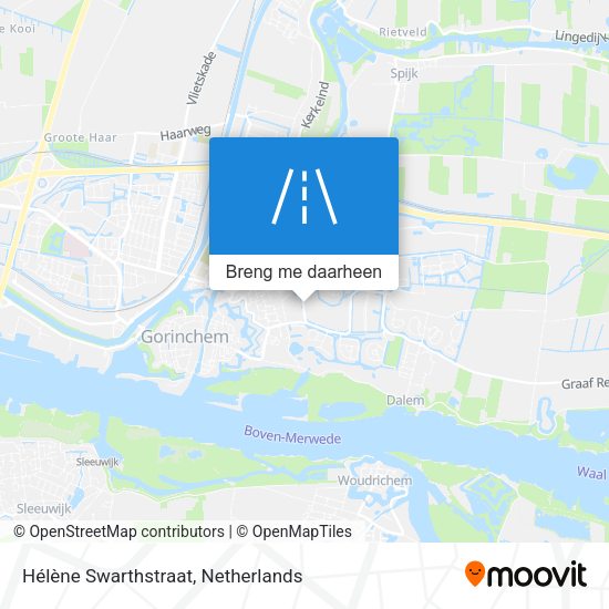 Hélène Swarthstraat kaart