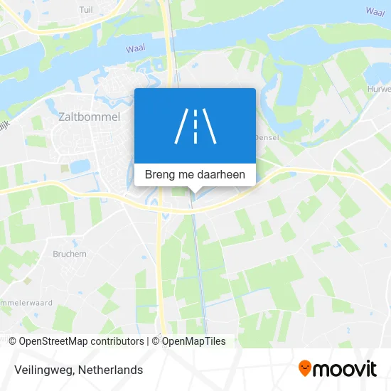 Veilingweg kaart