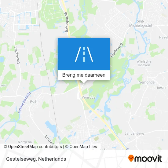 Gestelseweg kaart