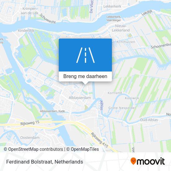 Ferdinand Bolstraat kaart