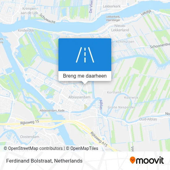 Ferdinand Bolstraat kaart