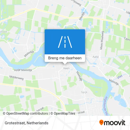 Grotestraat kaart